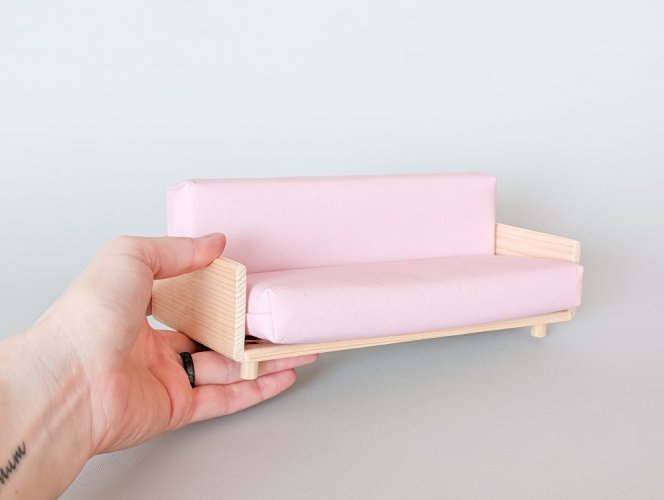 Gauč velký - Vzor: Krémová