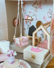 Pokojíček sladce růžový - vybavený pokojíček na cesty